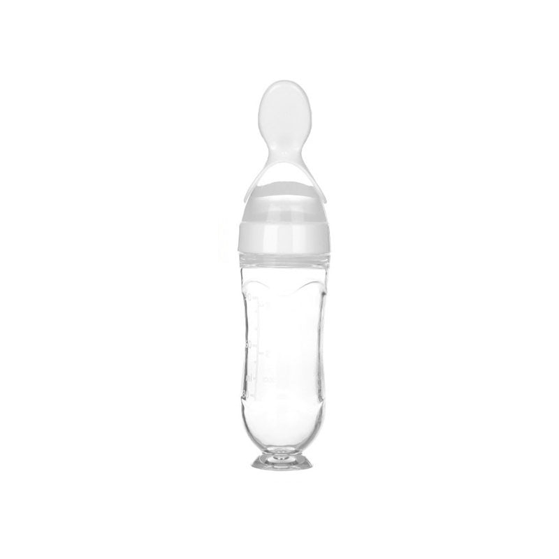 Biberon avec cuillère pour nouveau-né | EasyBottle™ - l-univers-des-bambins