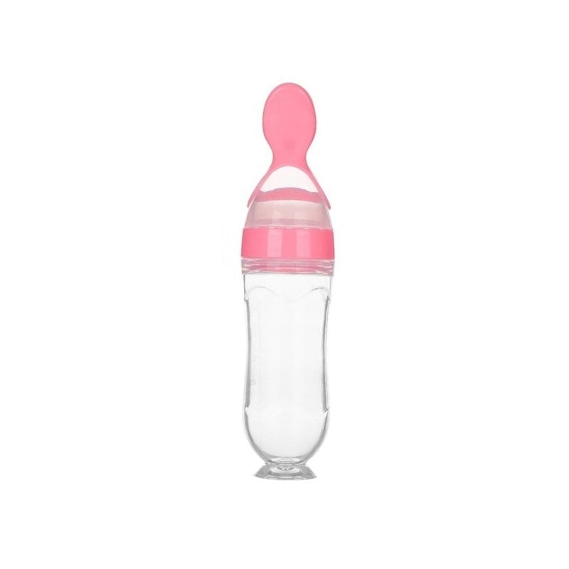 Biberon avec cuillère pour nouveau-né | EasyBottle™ - l-univers-des-bambins