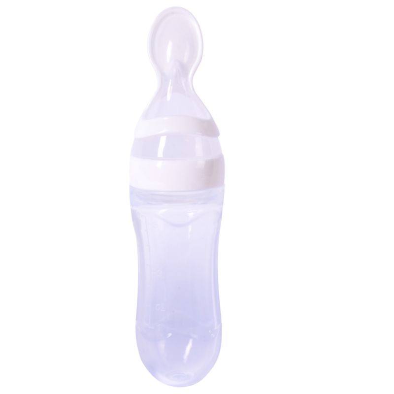 Biberon avec cuillère pour nouveau-né | EasyBottle™ - l-univers-des-bambins